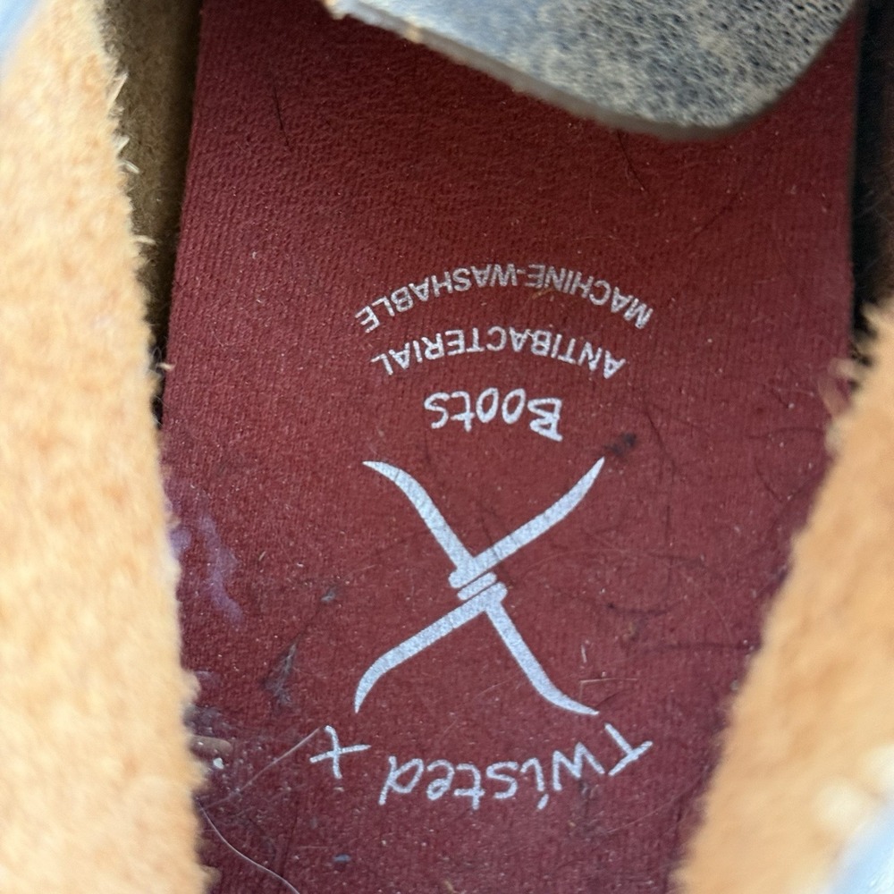 Twisted X Men's Chukka Driving Mocs MDM0011 Leather Men's 8.5 Brown Excellent - Picture 9 of 11